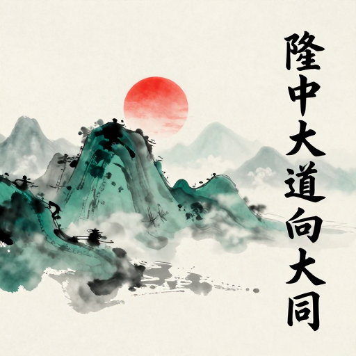 隆中大道向大同，王正天词 极宙超然创作-宇宙文化