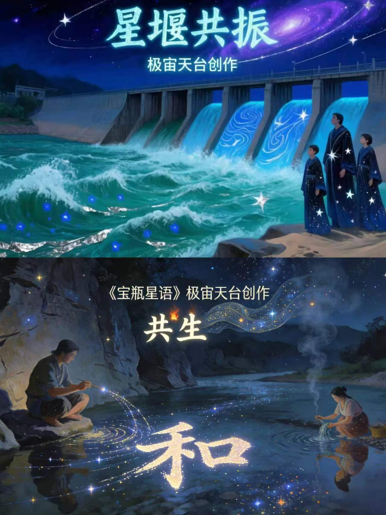 《堰畔星轨》3-5  (12  13项)
 极宙天台 创作-宇宙文化