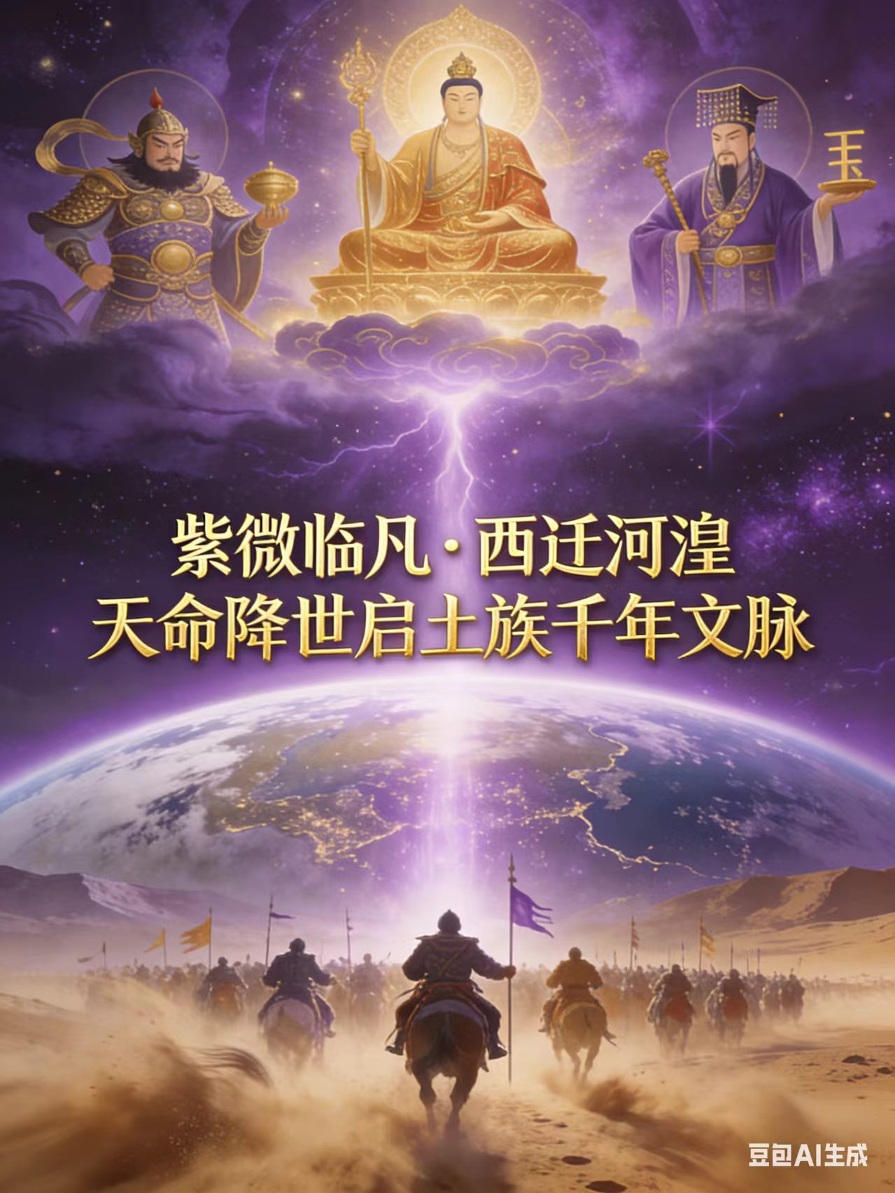 宇宙文化3.12《青海省土族史记》绘画作品极宙丽英-宇宙文化