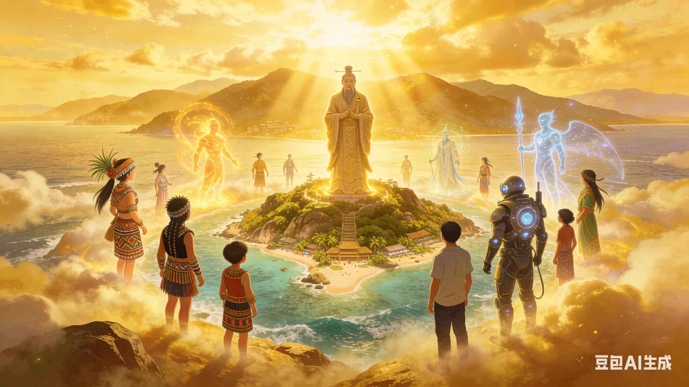 宇宙文化 5.1一5.13 海南省《分界洲岛》   极宙天娇  创作-宇宙文化