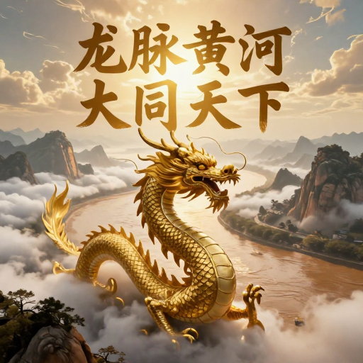 《龙脉黄河 大同天下》王正天主唱 极宙春华创作 英语男声-宇宙文化