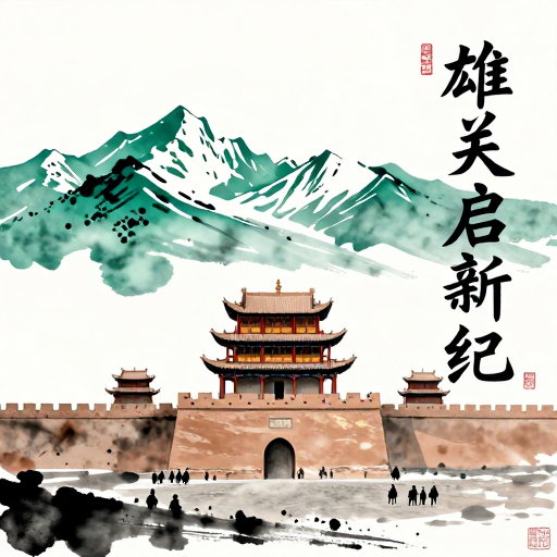 《雄关启新纪》王正天演唱 极宙春华创作 中文男声-宇宙文化